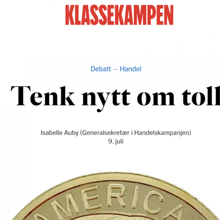 Handelskrig: Vi må bruke krisetid til å tenke nytt